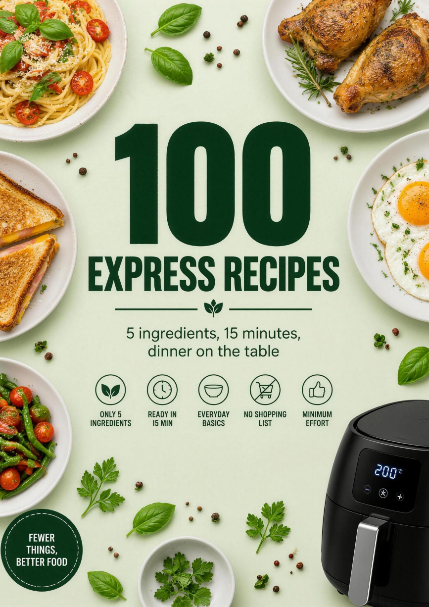 Air Fryer Express · 5 Ingredients, 15 Minutes