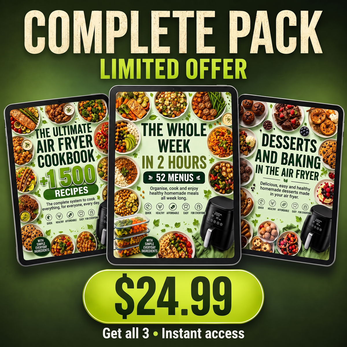 The Happy Fryer Pack · 3 Systems + 9 Bonuses